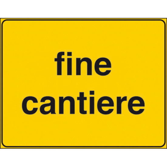 Fine cantiere