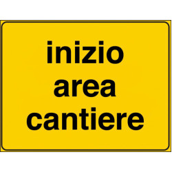 Inizio area cantiere