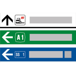 Segnale di direzione urbano